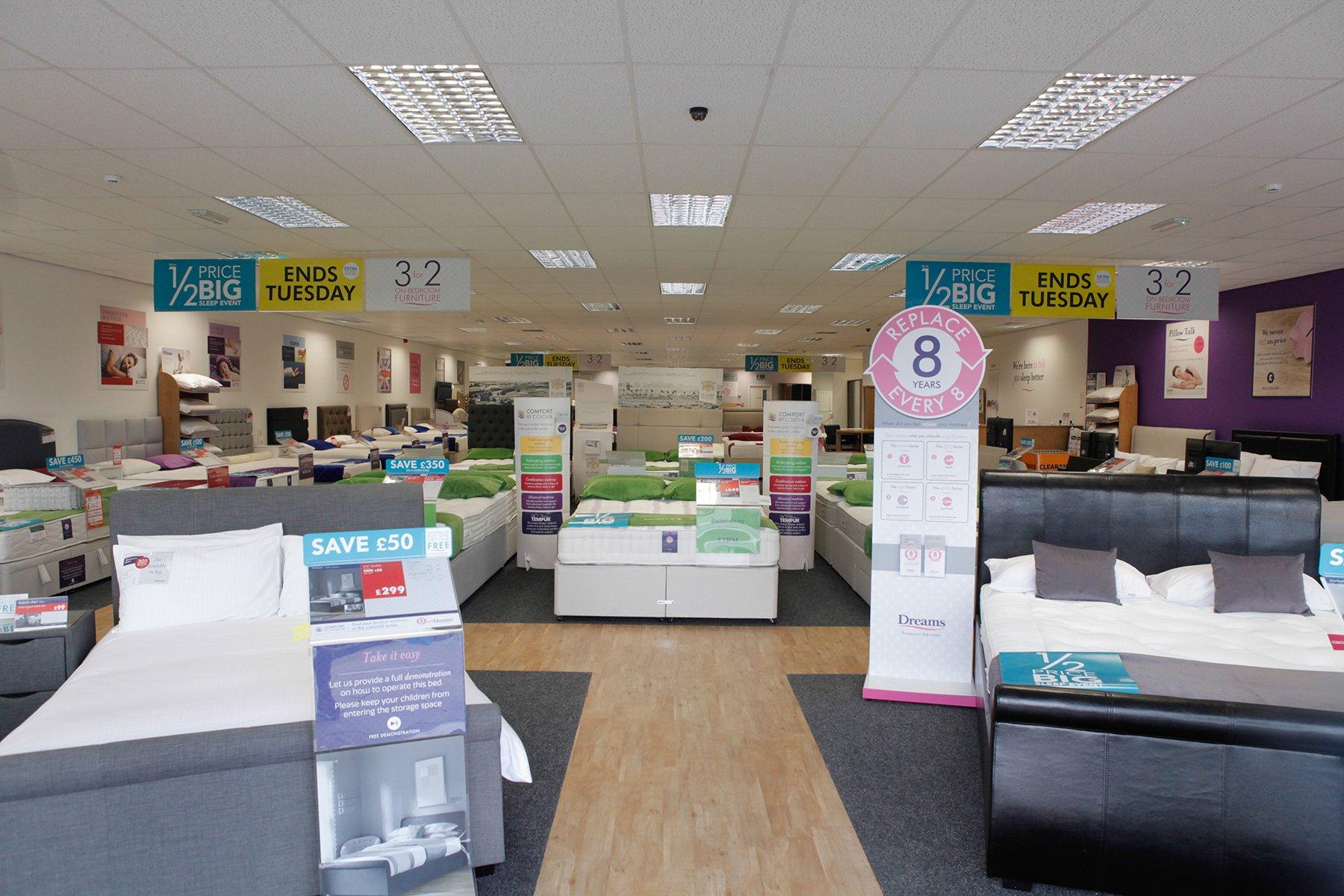 Dreams Store in Cardiff Newport Road Beds, Mattresses & Furniture